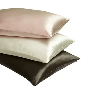 Oeko sertifikalı özel renkler 22 Momme zarf ipek yastık kılıfı