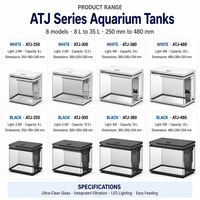 Aquarium Nano Rectangulaire de Bureau Durable SUNSUN avec Filtre Latéral en Verre et Plastique, Éclairage LED, Collecte des Déchets de Poissons pour Salon