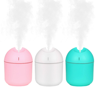 Kinscoter humidificateur de voiture à ultrasons Portable Usb Mini humidificateur veilleuse 250ml humidificateur d'air pour la maison