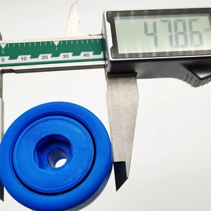 D47mm POM Con lăn ròng rọc cho gia cầm giết mổ trên không băng tải dòng nylon đúc tiêm Sản phẩm OEM nhựa hỗ trợ - Product Image 2