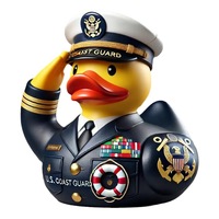 Nouvel Arrivage International : Figurine Décorative Canard Capitaine de Croisière - Cadeau Artistique Canard Capitaine Nautique