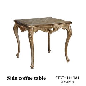 قماش بالصورة على الطراز الفرنسي الفاخر أريكة خشبية عتيقة ذهبية تشطيب كلاسيكي عتيق - Product Image 6