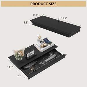 Estante flotante seguro personalizado: decoración secreta para el hogar con almacenamiento oculto, cajón y diseño que ahorra espacio - Product Image 6