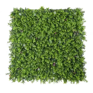 בית מקורה חיצוני גן UV אש מעכב מזויף מלאכותי דשא קיר פנל דקור מלאכותי ירוק דשא צמח קיר