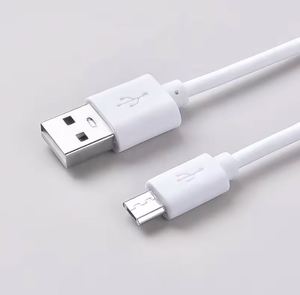 1 Meter Fast Charging Data <b>Cable</b> TPE Material Charging <b>Cable</b> <b>Micro</b> <b>USB</b> Black White Stock for Smartphone - Product Image 3