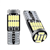 Car-Refine OEM/ODM W5W LED T15/T10 4014 26SMD 12V Canbus sans erreur Feux antibrouillard/feux de freinage/feux intérieurs Bleu 5W