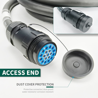 19-poliges Socapex-Kabel H05RN-F 2,5mm² Wasserdichtes Bühnenlicht-Stromkabel Hochbelastbares Mehradriges Gummikabel 3M/5M/10M