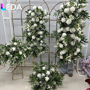 Venta Directa de Fábrica LEDA, Bola de Flores de 60 cm, Bolas de Rosas Blancas, Centros de Mesa para Bodas y Fiestas, Decoración - Product Image 3