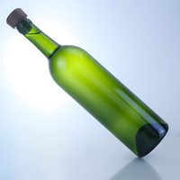 Bouteilles en verre rondes de 700 ml et 750 ml avec bouchon en liège pour vin et eau pétillante – Vente en gros