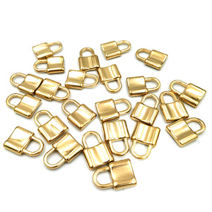 Pendentifs et chaînes en acier inoxydable, poli miroir, électroplaqué sous vide, pour marquage de logo, unisexe, usage quotidien - Product Image 5