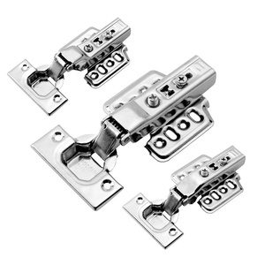 Bisagras hidráulicas de cierre suave 3D de acero inoxidable para puertas de armarios y zapateros de cocina, <span class=keywords><strong>precio</strong></span> negociable - Product Image 1