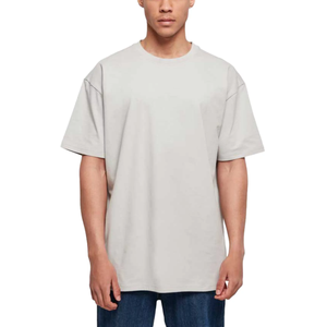 Streetwear à épaules tombantes pour hommes de haute qualité T-Shirt blanc pur coton grande taille lavé fabrication directe en usine BD - Product Image 1