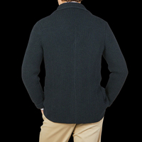 Cardigan Décontracté de Haute Qualité Pour Hommes, Grandes Tailles S-3XL, Pulls Amples de Luxe à Boutons et Bord-Côte, Couleur Unie, Pour l'Hiver