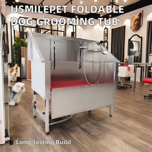 <span class=keywords><strong>Baignoire</strong></span> de spa pour animaux de compagnie en acier inoxydable personnalisable Solution de nettoyage de bain électrique multifonctionnelle pour petits animaux durable - Product Image 3