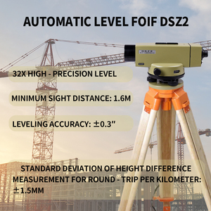 FOIF DSZ2 32x Automatic Level <strong>Measuring</strong> Instrument High-Precision with 1mm/km Accuracy Features Precision Compensator - Product Image 6