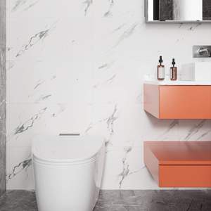 Calcomanías de vinilo autoadhesivas decorativas para el hogar, baldosas simuladas, calcomanías para el suelo del baño - Product Image 4