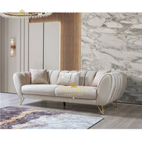 Ensemble de canapés Chesterfield modernes de luxe en gros, meubles, canapé, salon