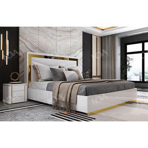 Q & N mobili lusso MDF <span class=keywords><strong>con</strong></span> la pittura piattaforma <span class=keywords><strong>letto</strong></span> telaio King Size <span class=keywords><strong>camera</strong></span> <span class=keywords><strong>da</strong></span> <span class=keywords><strong>letto</strong></span> Set completo moderno <span class=keywords><strong>camera</strong></span> <span class=keywords><strong>da</strong></span> <span class=keywords><strong>letto</strong></span> Set di mobili - Product Image 1
