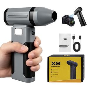 0728 Top Selling Brushless Motor Hand Held Fan 6-speed Control Portable Jet <b>Blower</b> 3600mah Rechargeable Dust for Outdoor - Product Image 4