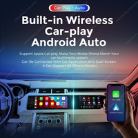 Écran tactile capacitif Android 12,3 pouces double écran pour voiture, lecteur intégré GPS TV CD, garantie 1 an pour Land Rover Evoque 14-19