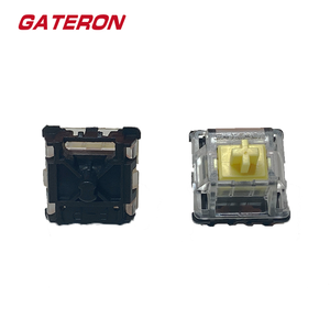 Interrupteur de clavier mécanique de jeu <span class=keywords><strong>GATERON</strong></span>, argent, blanc, rouge, bleu, jaune, marron, noir, interrupteur optique - Product Image 2