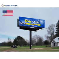 Canbest Apro P10 10Mm 10560X3200Mm 34.651X10.5Ft Écran d'affichage LED numérique double face en forme de V aux États-Unis