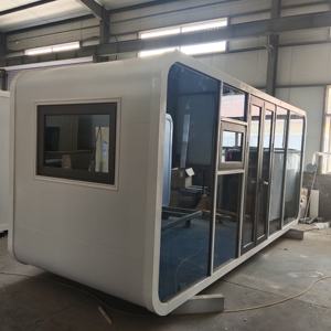 Vendita Diretta di Case Prefabbricate Impilabili di Qualità Durevole da 40 Piedi, Spazio Ufficio con Terrazza e Scale, Apple Cabin - Product Image 1