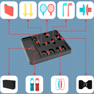 Pack d'accessoires de <span class=keywords><strong>sport</strong></span> <span class=keywords><strong>Nintendo</strong></span> <span class=keywords><strong>Switch</strong></span>/Oled, 16 en 1, manette de jeu, étui de jeu - Product Image 3