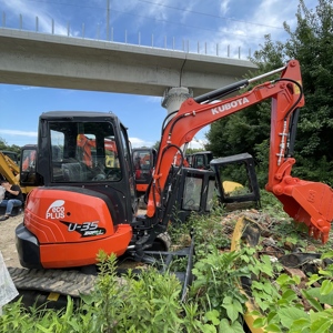 รถขุดตีนตะขาบ Kubota U35 ขนาด 3.5 ตัน เครื่องยนต์ดีเซล คุณภาพสูง ขาย - Product Image 4