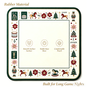 Tapete de Mahjong Plegable Moderno de 31.5 Pulgadas Cuadradas, Hecho de PU con Acabado Exquisito, Cantidad Mínima de Pedido Es de Una Pieza - Product Image 4