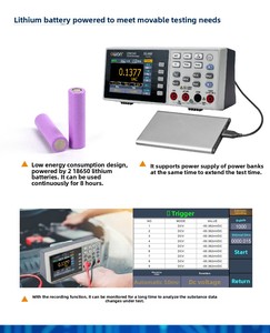 มัลติมิเตอร์แบบดิจิตอลตั้งโต๊ะ OWON รุ่น XDM1041 หน้าจอ TFT LCD ขนาด 3.5 นิ้ว ความแม่นยำ 0.1  แสดงผลแบบสี่หลักครึ่ง  รองรับการวัดค่า DC/AC อัตโนมัติ - Product Image 5
