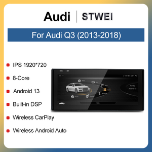 Stwei 10,25 pouces 8 cœurs Android 13 CarPlay sans fil pour Audi Q3 13-18 Système d'intelligence automobile Écran multimédia de voiture GPS - Product Image 5