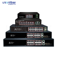 Switch Poe Reyee de 8 Puertos Gigabit No Administrado de 48V para Cámaras, Sistema de Red Inalámbrica AP