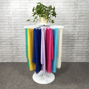 Nhà Máy Bán buôn tùy chỉnh bán buôn xoay khăn Rack hiển thị sàn đứng hijab khăn hiển thị đứng - Product Image 2