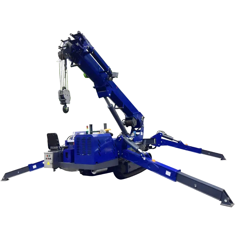 Tùy chỉnh công suất full-slewing bùng nổ loại nhỏ Crawler Crane Spider Crane với CE giấy chứng nhận