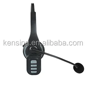High Voice Clarity Wireless Bluetooth Headset Trucker Noise Canceling Telephone Headphone With Mic For Cell Phone