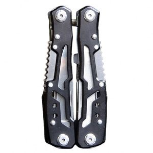 Vente flash - Nouvelle conception - Pince multifonction pliable en acier métallique portable pour l'extérieur - 14 fonctions - Verrouillage sécurisé - Étanche - Pour le camping - Product Image 2