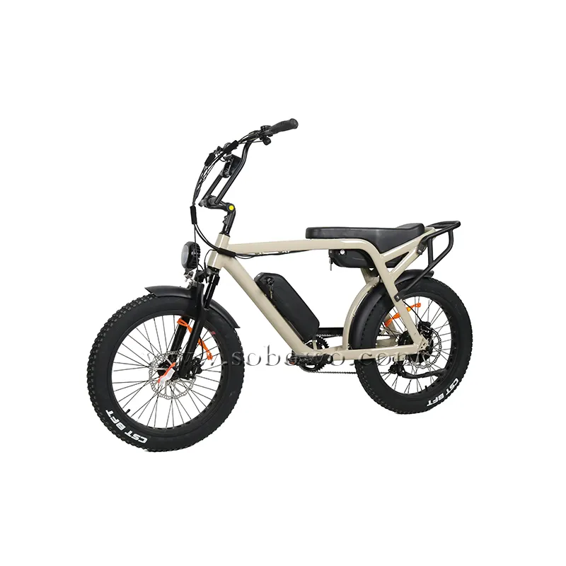 Bafang-bicicleta eléctrica con motor de 500W y 750w, bicicleta eléctrica con neumático ancho, chopper