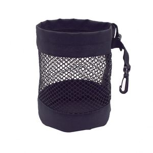 Sacs en filet à cordon en plastique à fond rond avec logo imprimé sur mesure pour une organisation pratique et le rangement des balles de golf - Product Image 4
