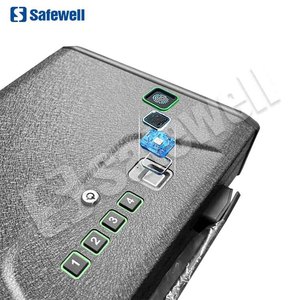 Safewell ps4001e Bán Buôn Phổ Biến Nhất An Ninh Kỹ Thuật Số Sinh Trắc Học Vân Tay Khóa Súng Cầm Tay An Toàn Hộp Cho Súng - Product Image 5