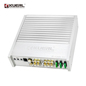เครื่องขยายเสียงรถยนต์ KUERL 1200W โมโน คลาส D กำลังขับสูง ตัวเรือนอะลูมิเนียมอัลลอยด์ ช่องสัญญาณเดี่ยว อัพเกรดเสียง - Product Image 4