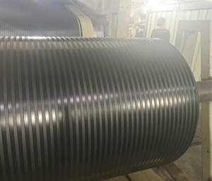 Alfombrilla de goma para pisos reciclados, fábrica de China, protección del medio ambiente, tablero fino antideslizante y rollos de pisos de goma acanalados planos - Product Image 3