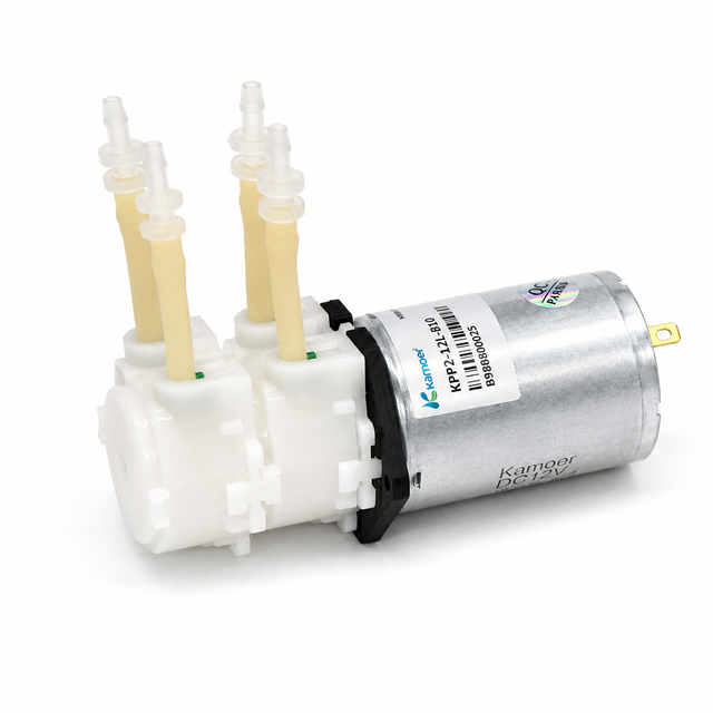 Kamoer KPP2 Mini Dosing Pump Multi Channel Medical Chemical Ethylene Glycol Peristaltic Pump with Two Tube Head