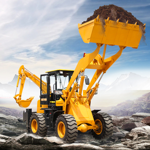 รถแบคโฮ4x4รถขุดดินรถแบคโฮรถขุดดินขนาดเล็กรถตักดินดีเซลใหม่ - Product Image 5