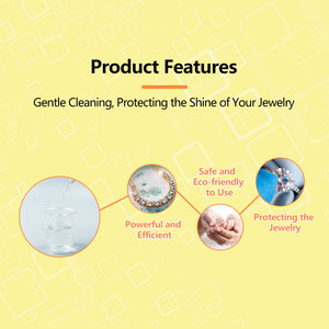Nettoyant pour bijoux efficace et non toxique en gros, liquide de polissage et dégraissant pour l'or, l'argent, les diamants, les montres, les bagues et les colliers - Product Image 5