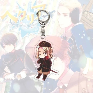Anime anahtarlık APH eksen güçler lia lia akrilik şekil anahtar zincirleri dekorasyon koleksiyonu Model oyuncak çift taraflı Llaveros Cosplay - Product Image 4