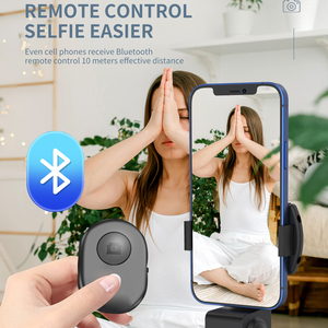 Robot intelligent IA 2022 Q4, rotation à 360°, suivi automatique du <span class=keywords><strong>visage</strong></span>, prise de vue automatique, perche à <span class=keywords><strong>selfie</strong></span> avec stabilisateur et lumière - Product Image 5