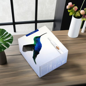 กล่องกระดาษคราฟท์สำหรับผลิตภัณฑ์อิเล็กทรอนิกส์สามารถปรับแต่งได้หลากหลายรูปแบบโฟลเดอร์ฟอยล์สีทอง - Product Image 1