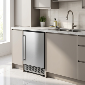Built-in <b>Ice</b> <b>Maker</b> Factory Restaurant Commercial <b>Ice</b> Machine Supplier Home Bar Wholesale Undercounter Removable <b>Ice</b> Bin NES-36FS - Product Image 1