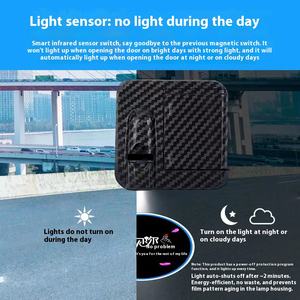 Premium 5W LED Auto Atmosphère Lampe Intérieur Bienvenue <span class=keywords><strong>Porte</strong></span> Lumière HD Logo Projecteur pour Voitures Élégantes En Plastique Voiture Style Rénovation - Product Image 3
